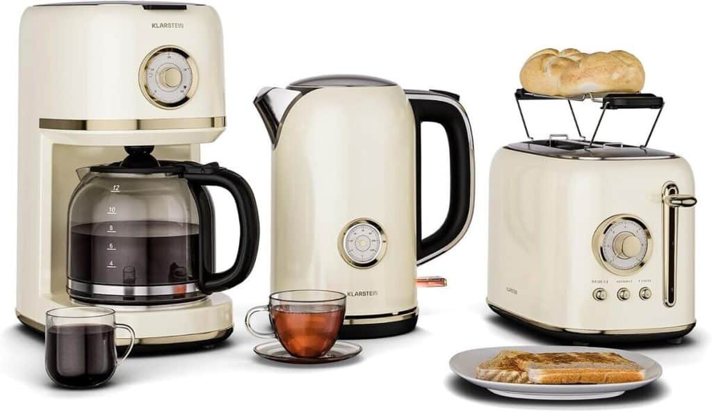 Test du Klarstein Victoria : set petit-déjeuner design rétro