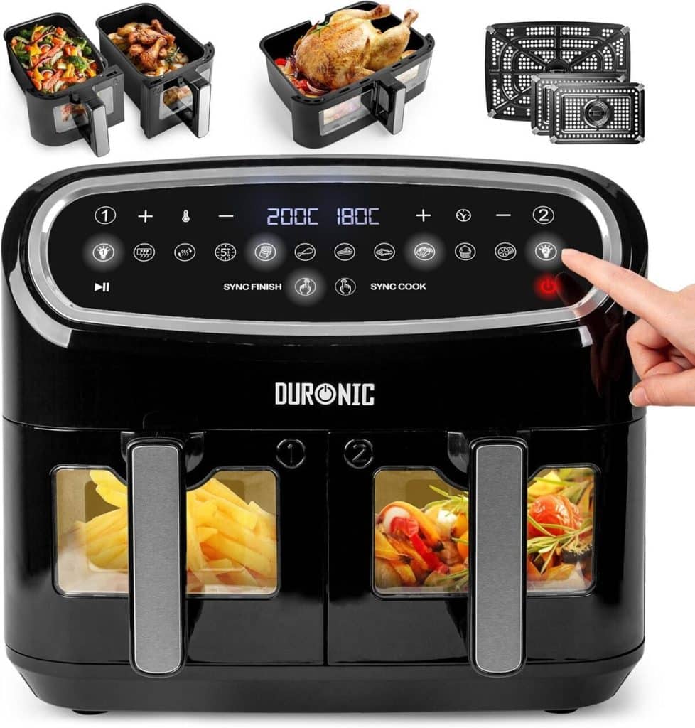 Test : friteuse à air Duronic AF34 BK, polyvalence à 15 l